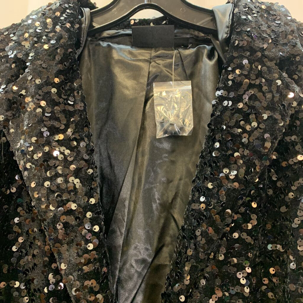 Jacket: Blazer Sequin Velvet