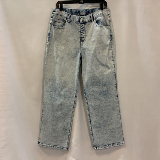 Pants: Denim Wide Leg Petite
