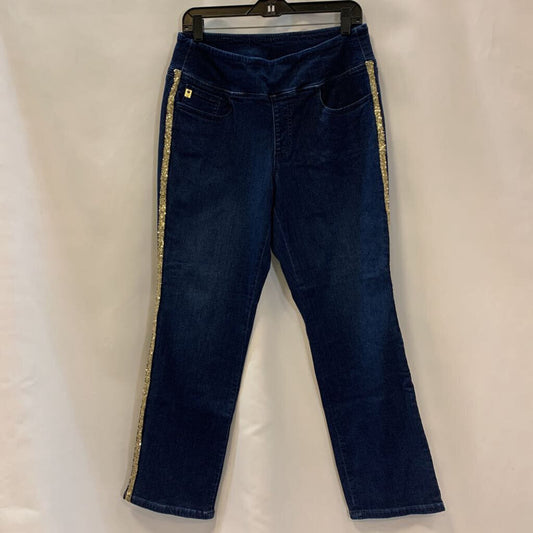 Pants: Denim Petite Sequin