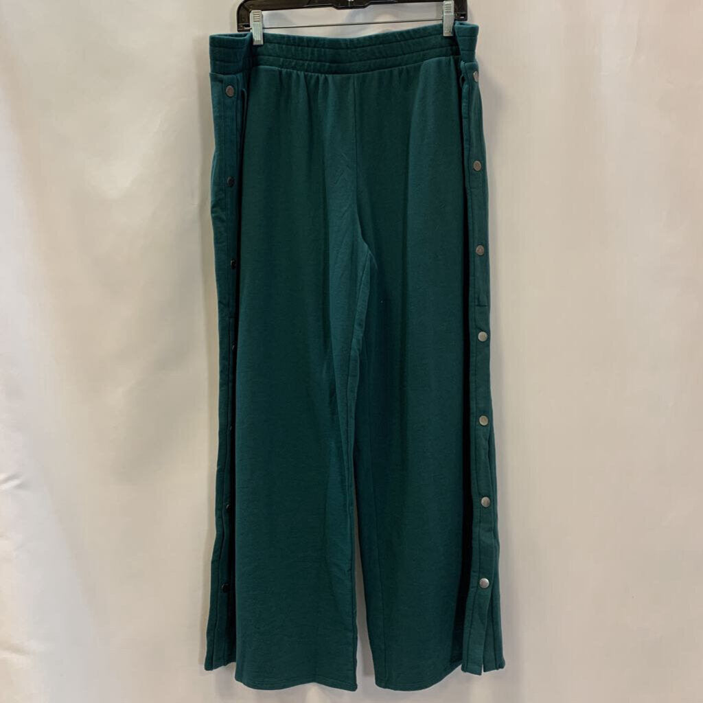 Pants: Petite Terry Side Snap