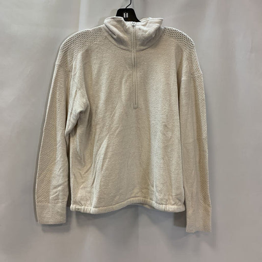 Sweater: Pullover Pointelle Half Zip Cozy