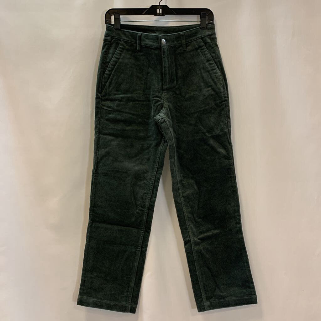 Pants: Straight Stretch Corduroy Petite
