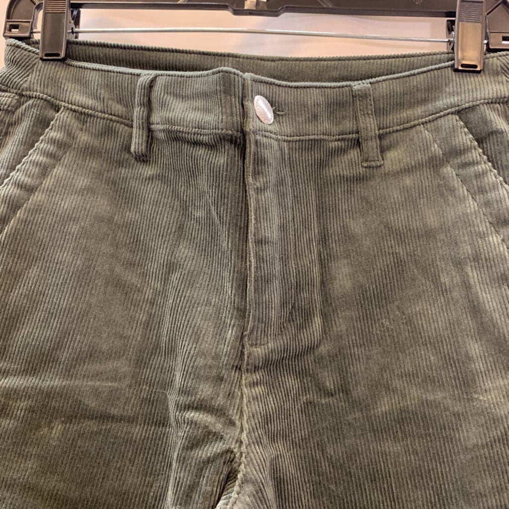 Pants: Straight Stretch Corduroy Petite