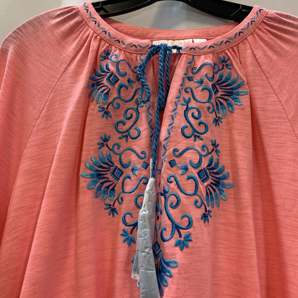 Shirt: Long Sleeve Embroidered Tassle
