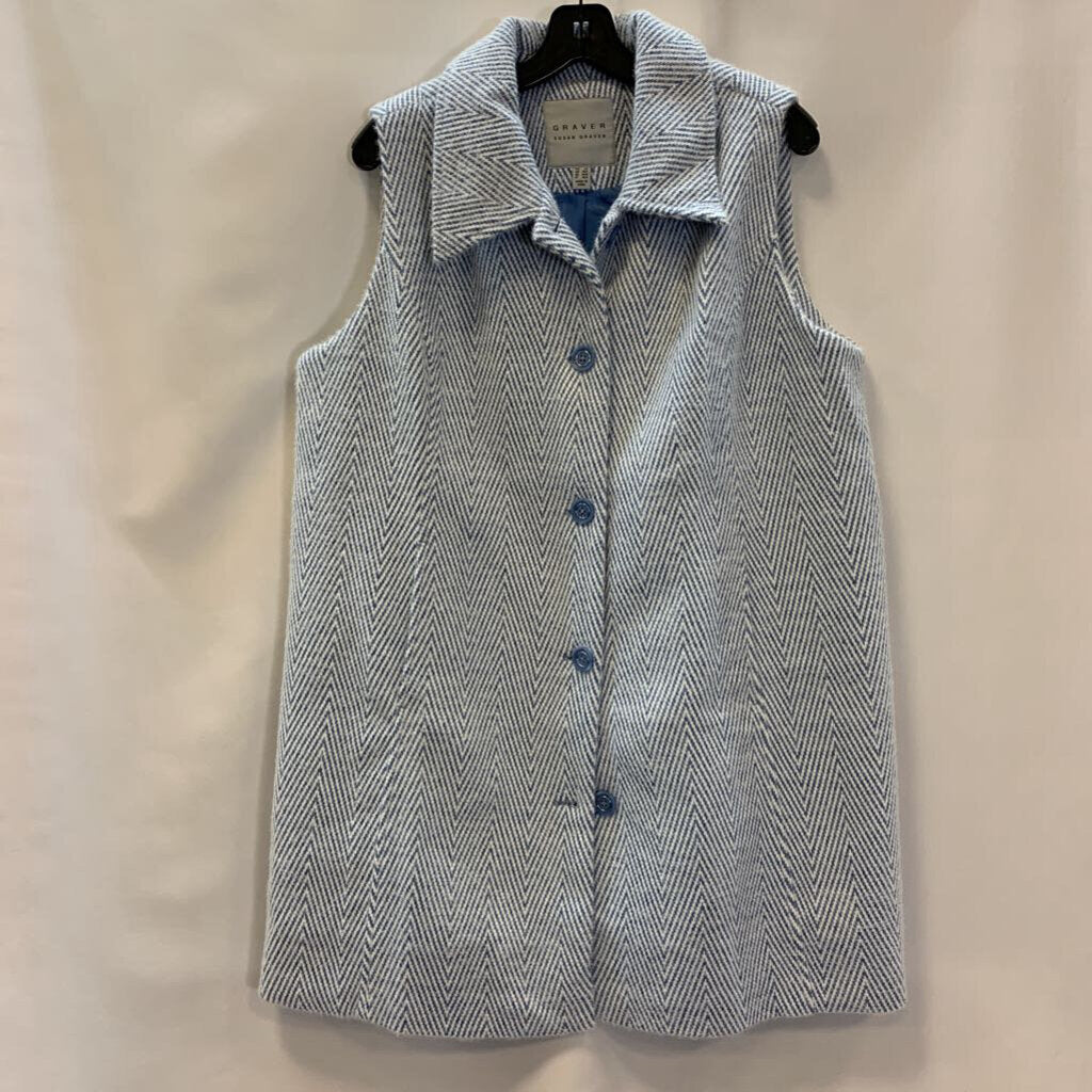 Vest: Knit Jacquard Petite