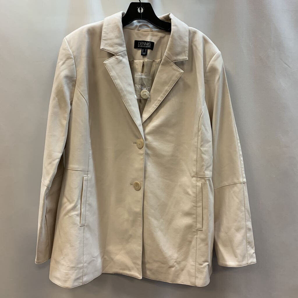 Jacket: Luxe Faux Leather Blazer