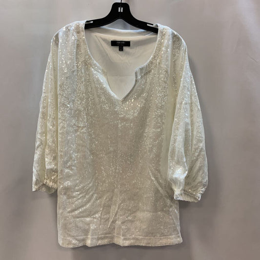 Shirt: Sequin 3/4 Balloon Sleeve