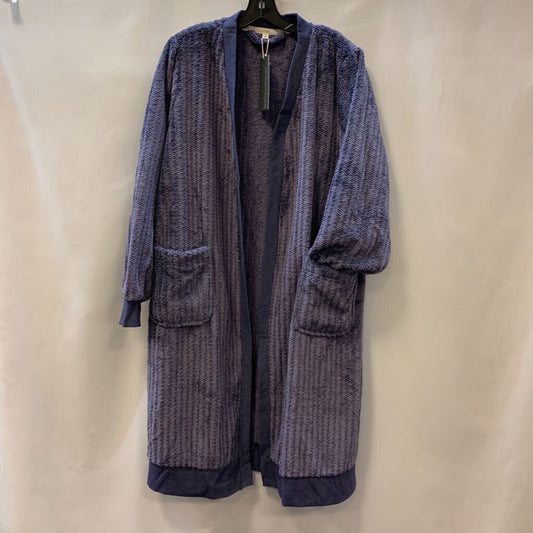 Cardigan: Ribbed Heathered Duster