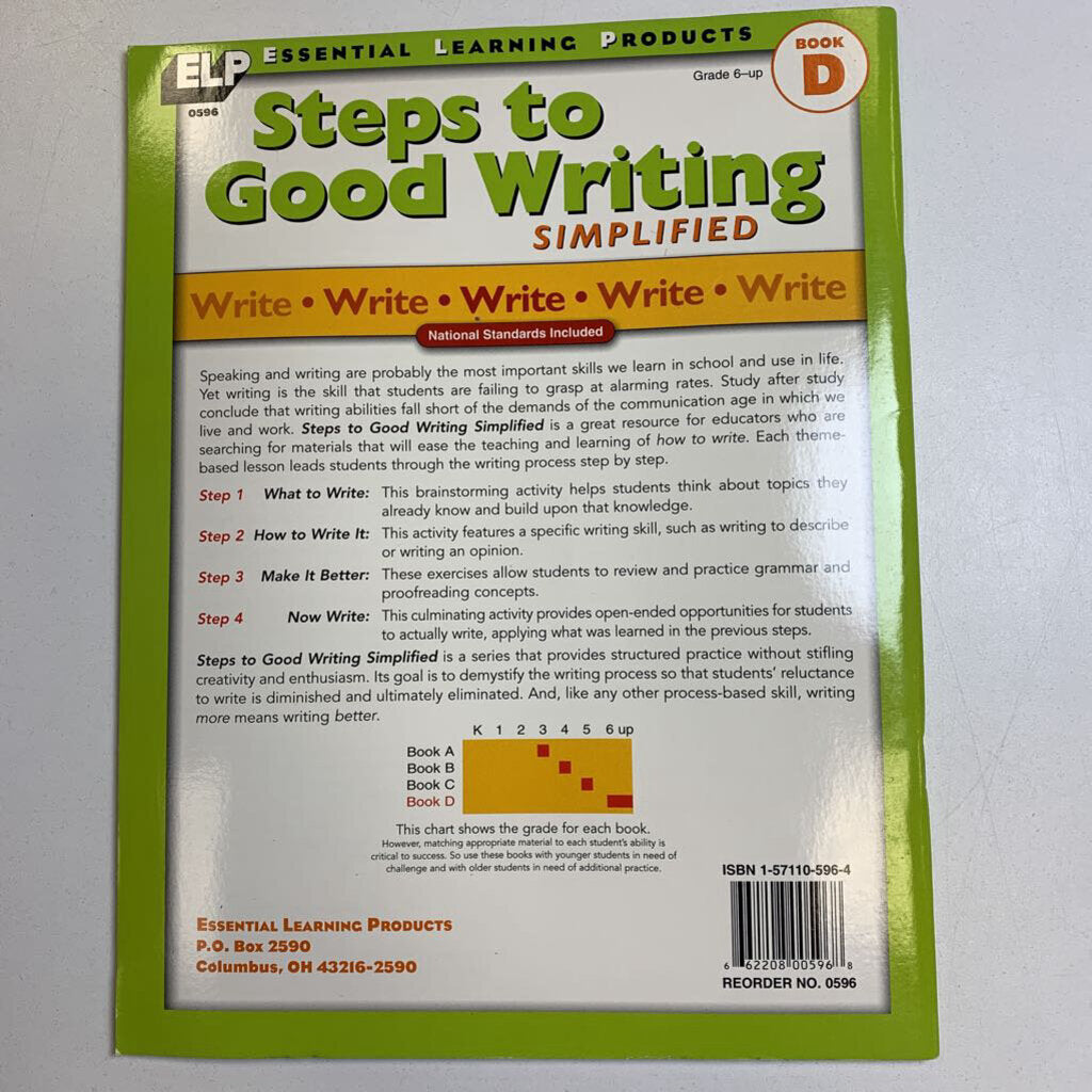 Steps to Good Writing Simplified