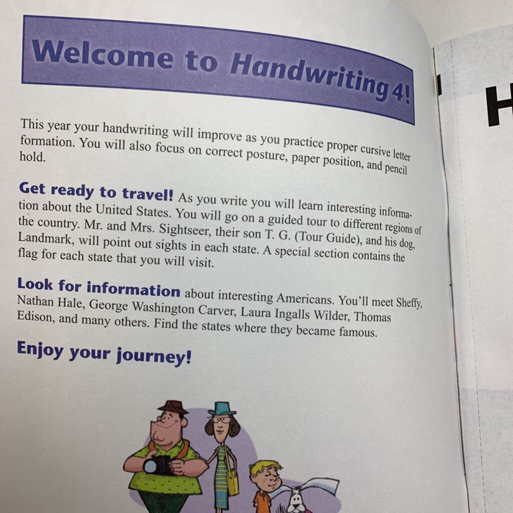Handwriting 4 2nd Edition