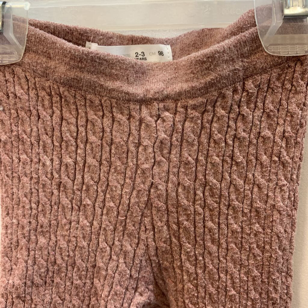 Leggings: Cable Knit
