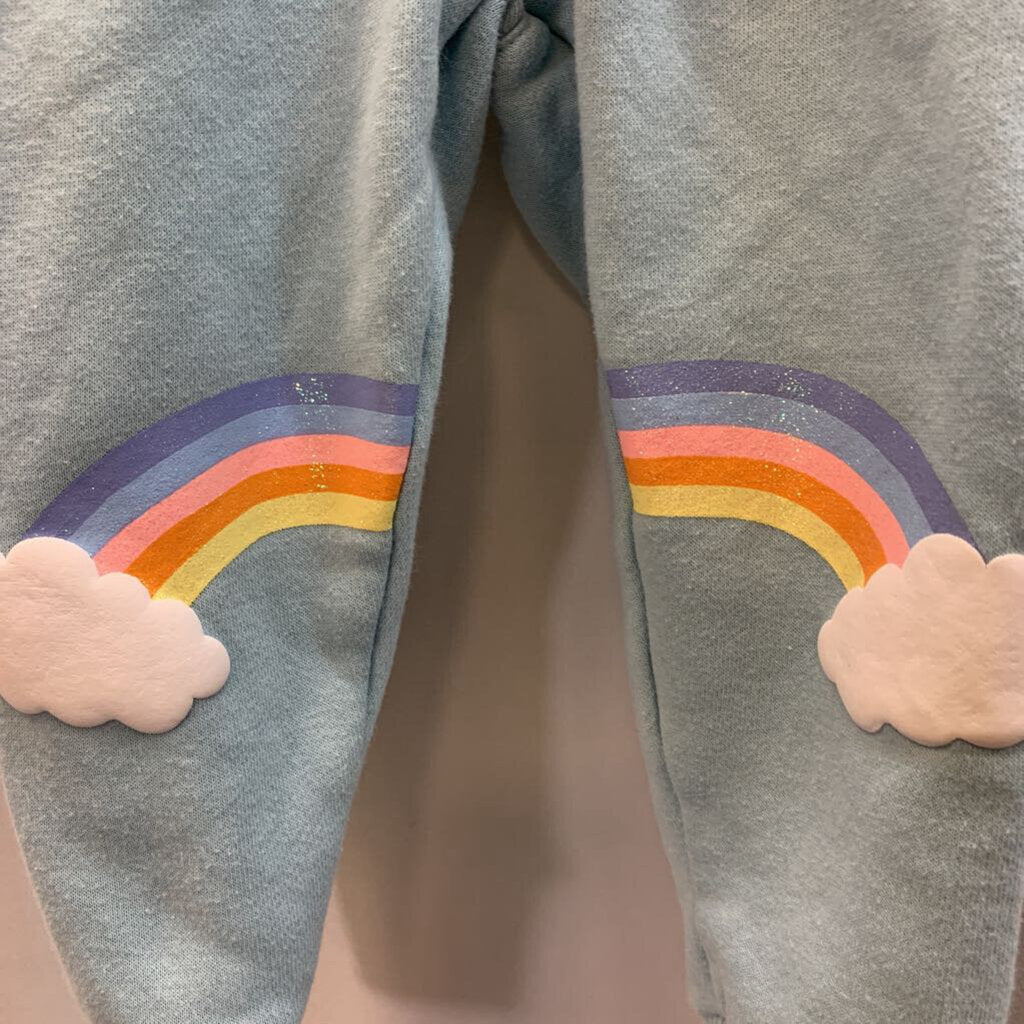 Pants: Joggers Sweats Rainbow Sparkle