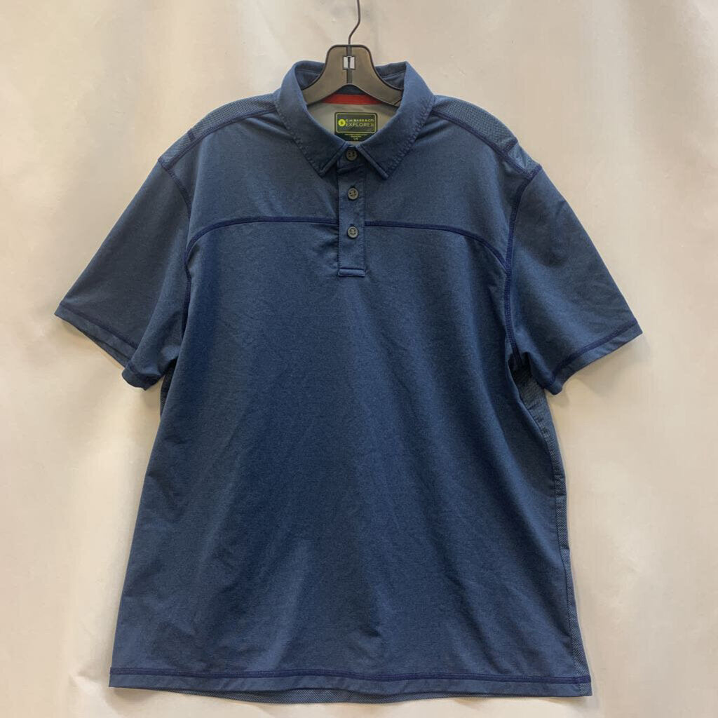 Shirt: Polo, 1/4 button-up
