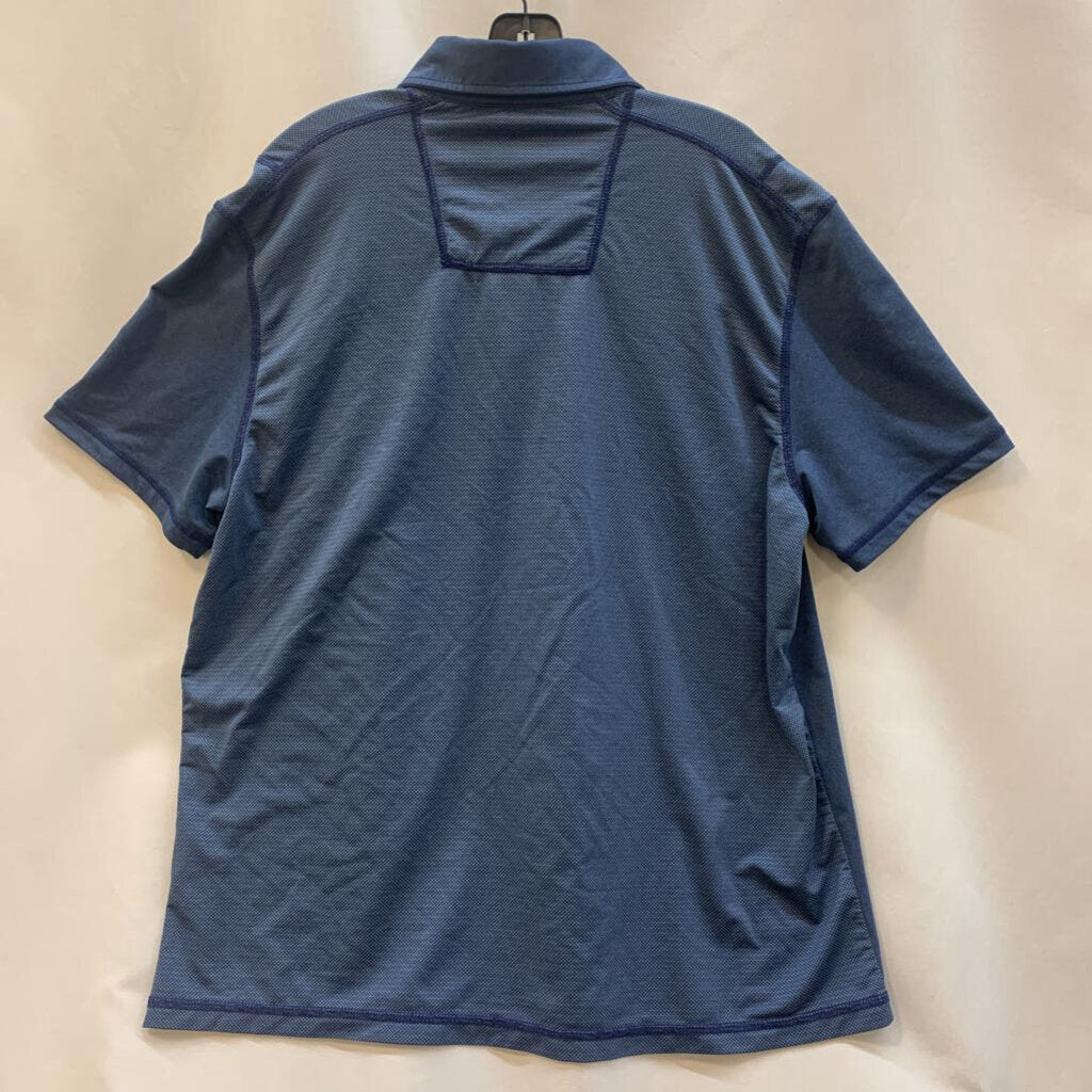 Shirt: Polo, 1/4 button-up
