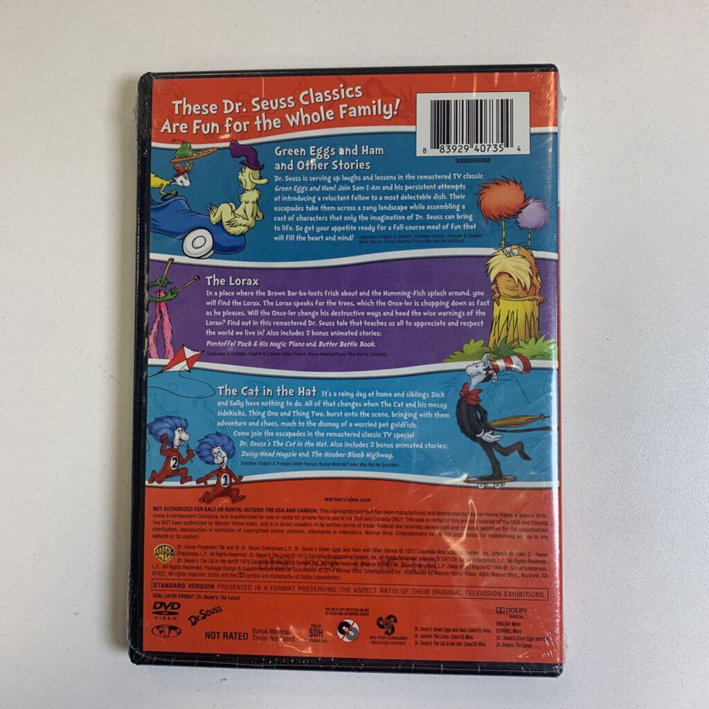 Dr. Suess 3 Dvd Collection