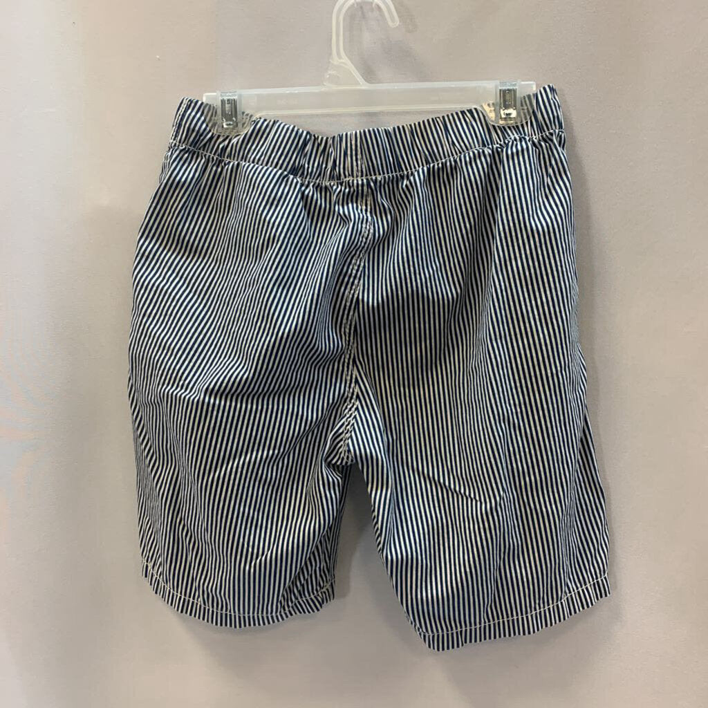 Shorts: Vertical Stripes with Waist Tie