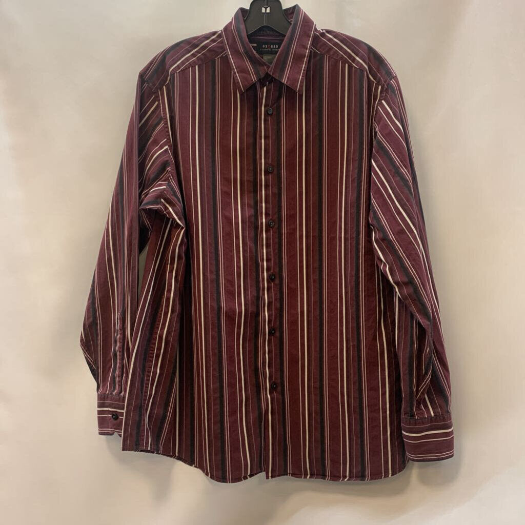 Long Sleeve Shirt: Button-Down Stripes