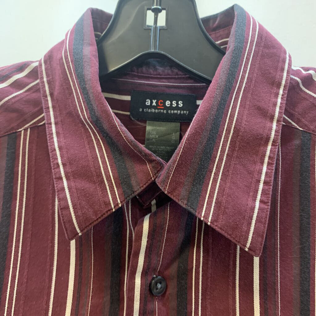 Long Sleeve Shirt: Button-Down Stripes