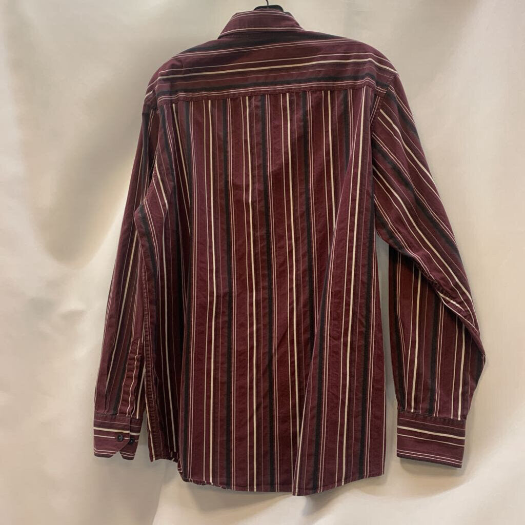 Long Sleeve Shirt: Button-Down Stripes
