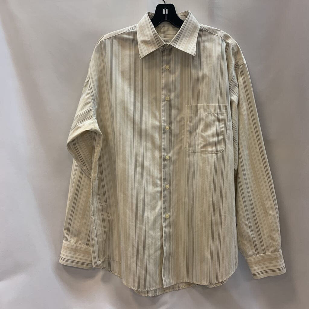 Long Sleeve Shirt: Button-Down Stripes