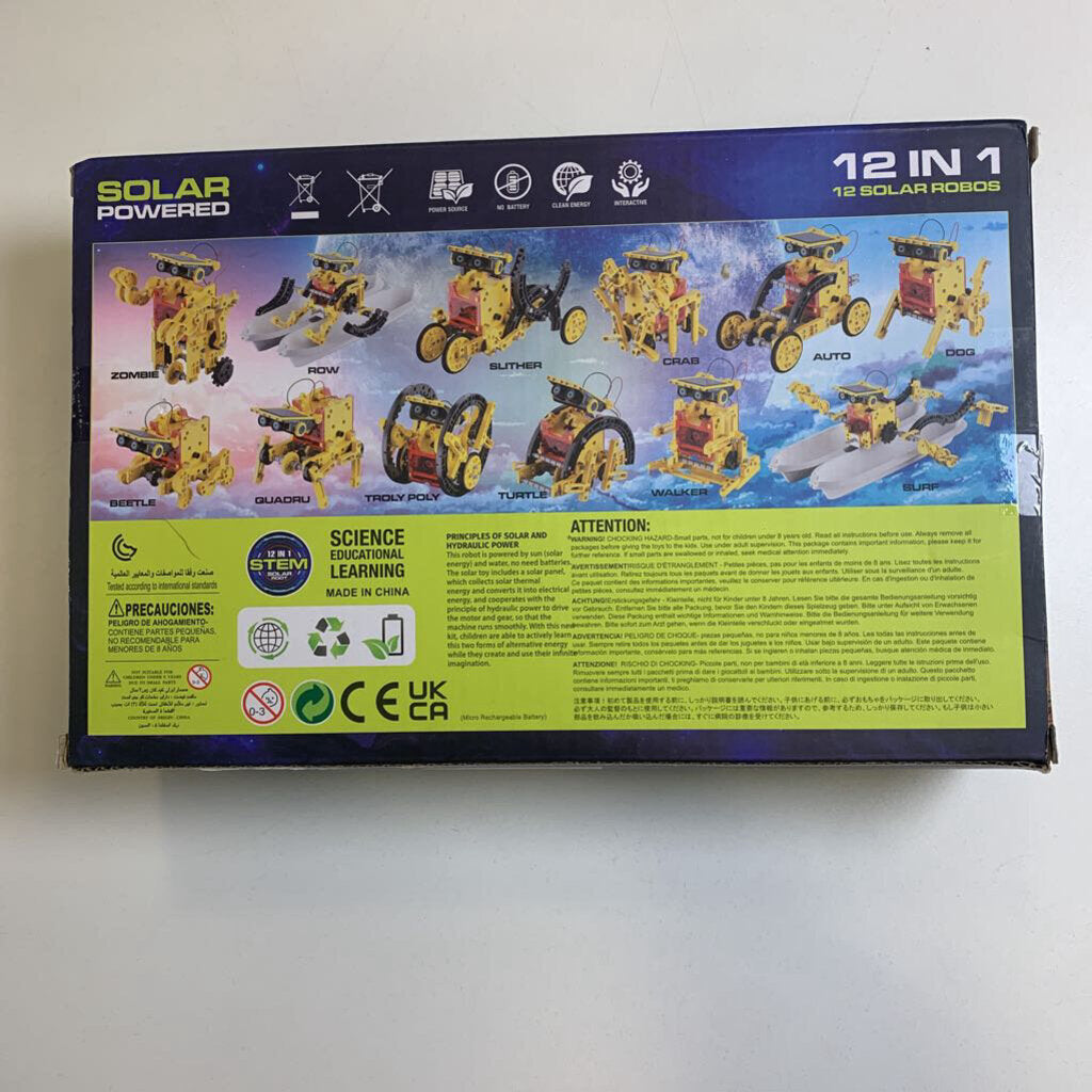 Solar Robot Kit 12 in 1