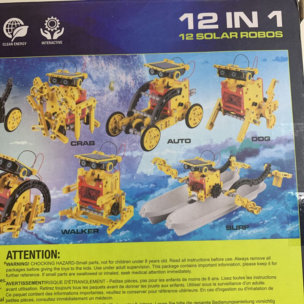 Solar Robot Kit 12 in 1