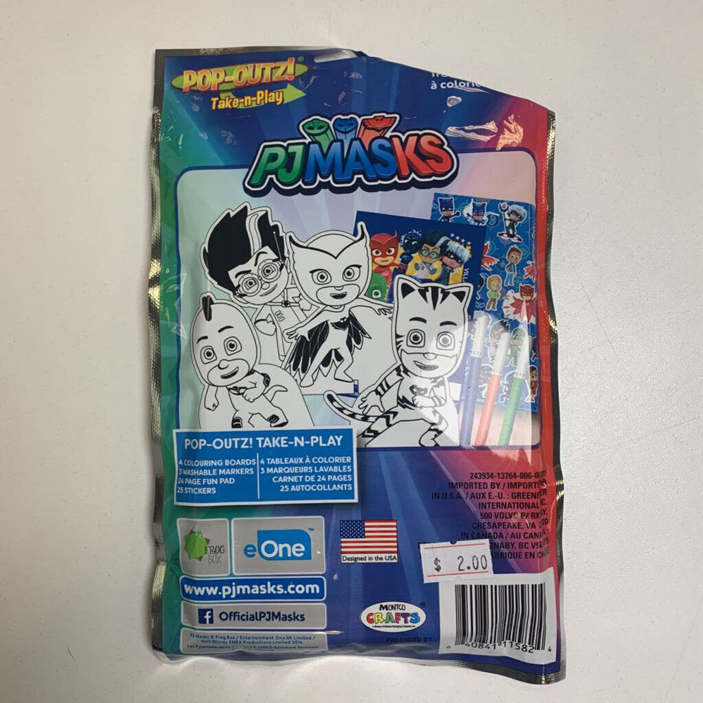 PJ Masks Pop-Outz! Take-n-Play