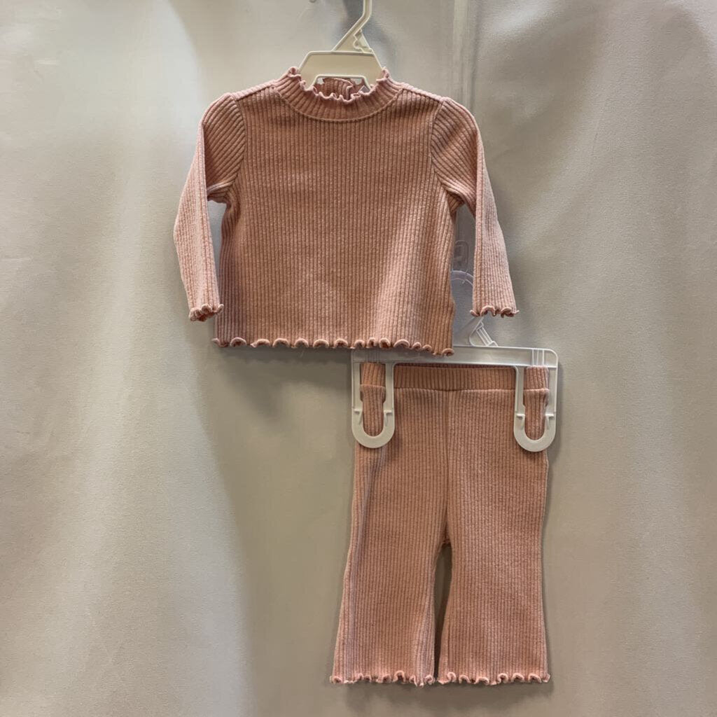 2pc Set Long Sleeve/Pants Ribbed