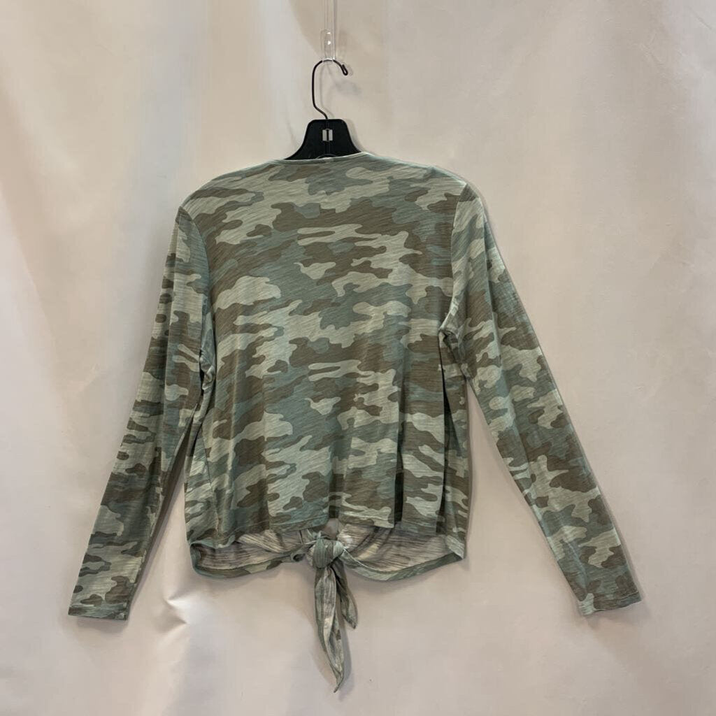 Cardigan: Printed Slub Knit Shrug