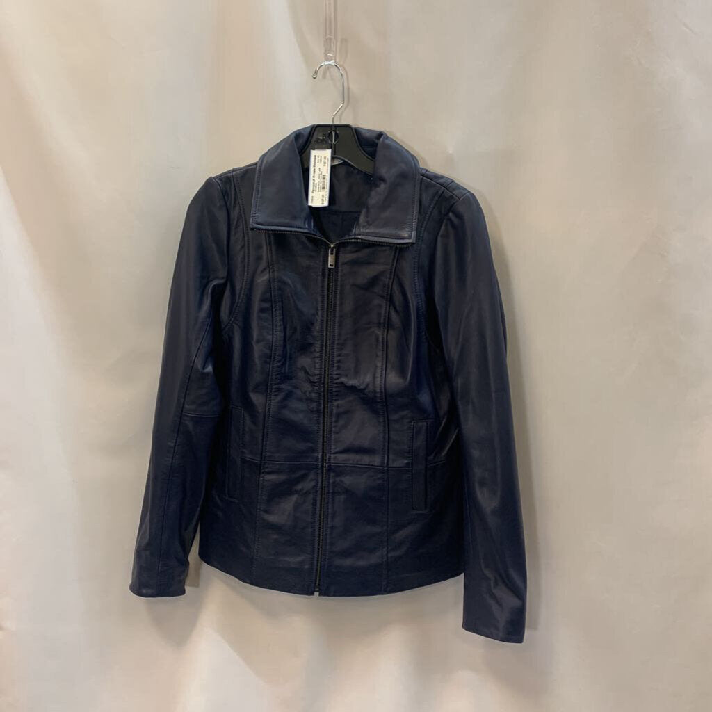 Jacket: Lamb Leather Zip Front