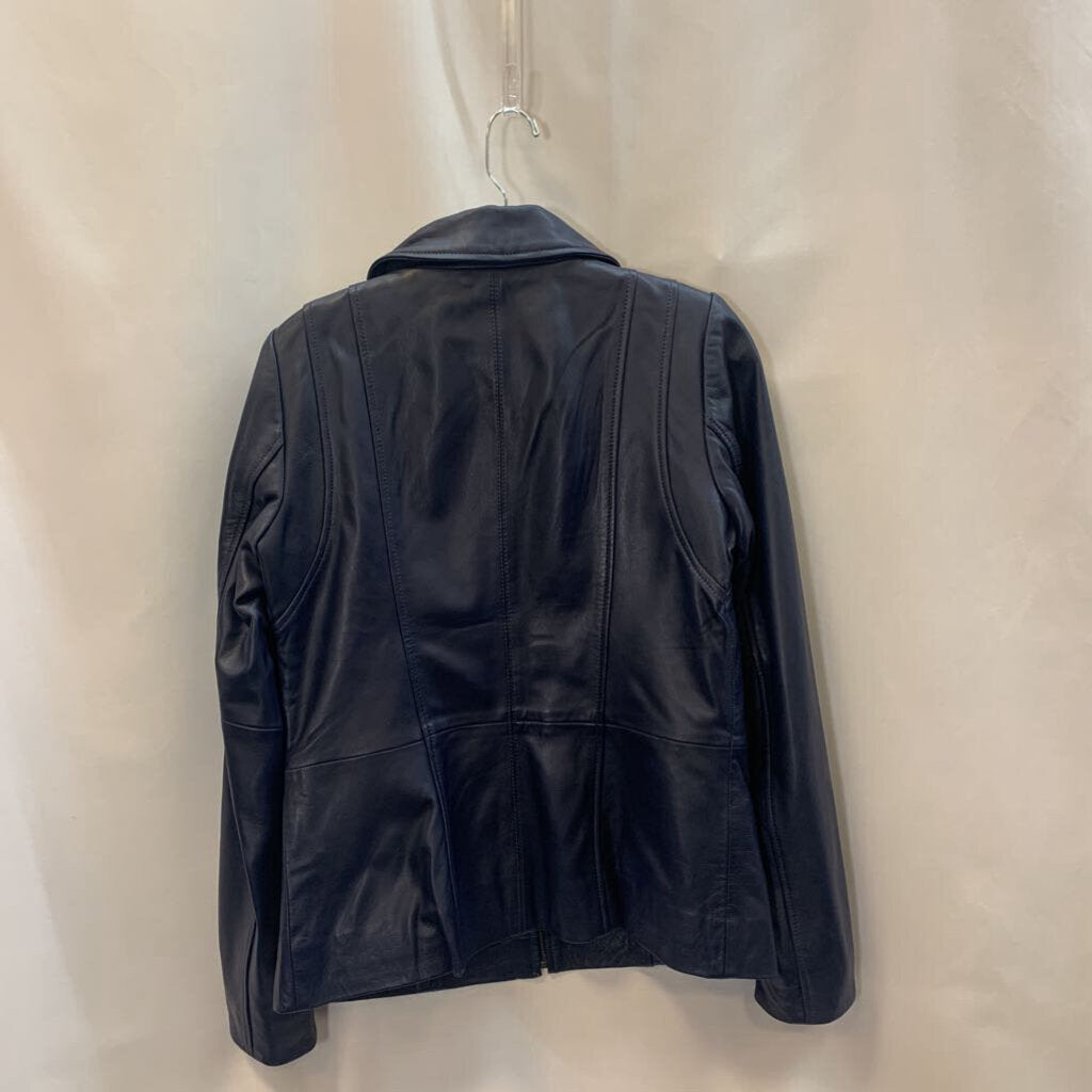 Jacket: Lamb Leather Zip Front