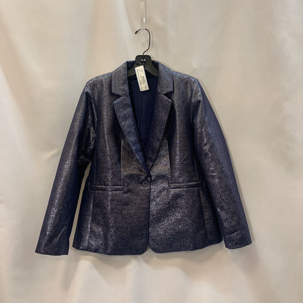 Jacket: Metallic Shimmer Blazer