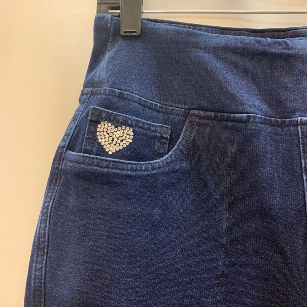 Pants: Rhinestone Waistband Boot Cut Jeans