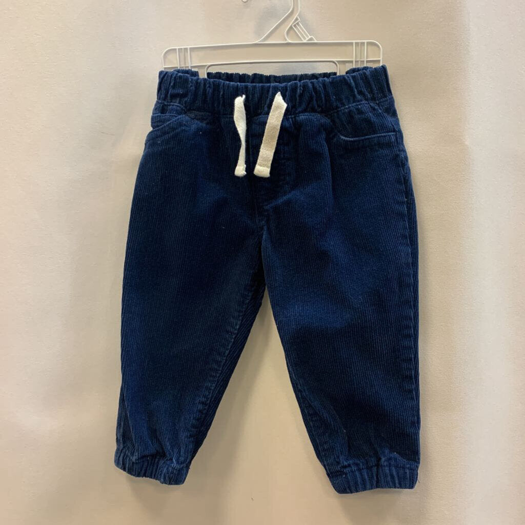 Pants: Corduroy Joggers with Waist Tie