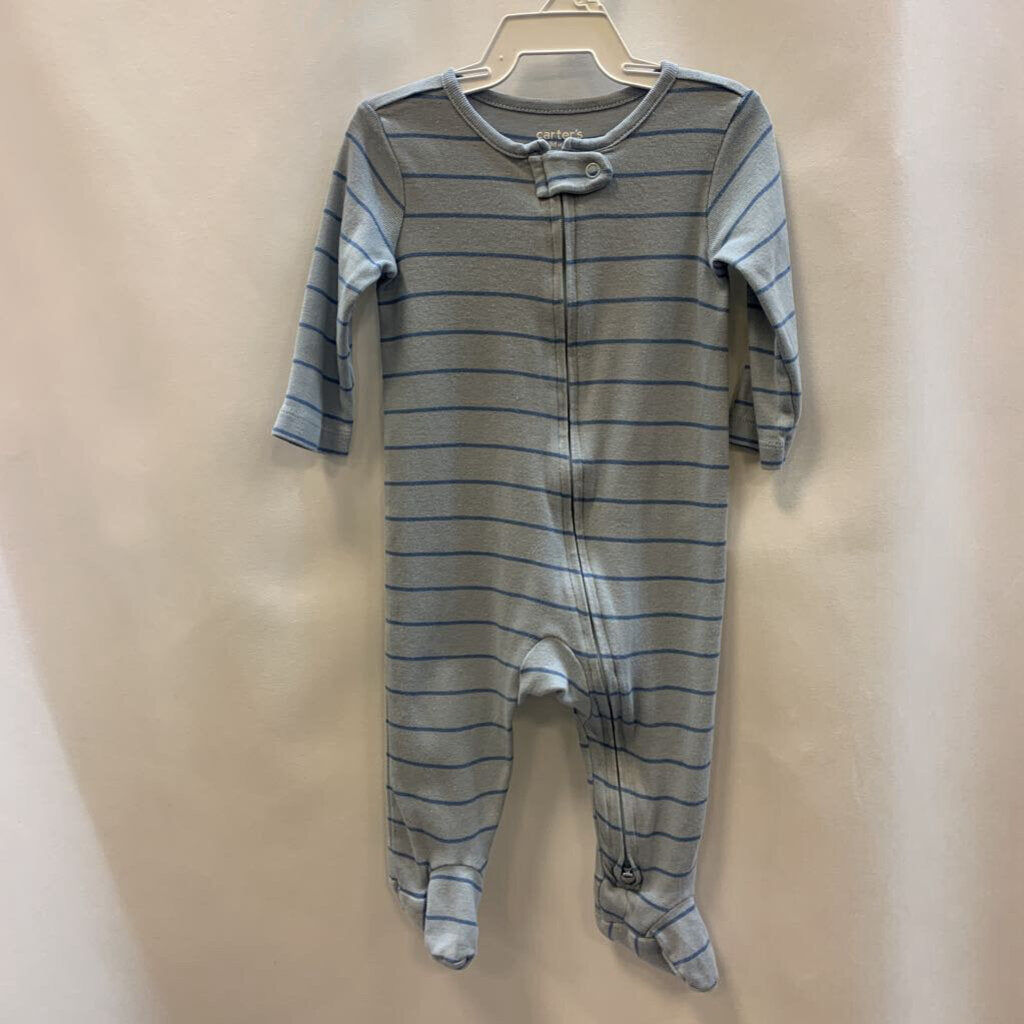 Sleeper: Zip Horizontal Striped