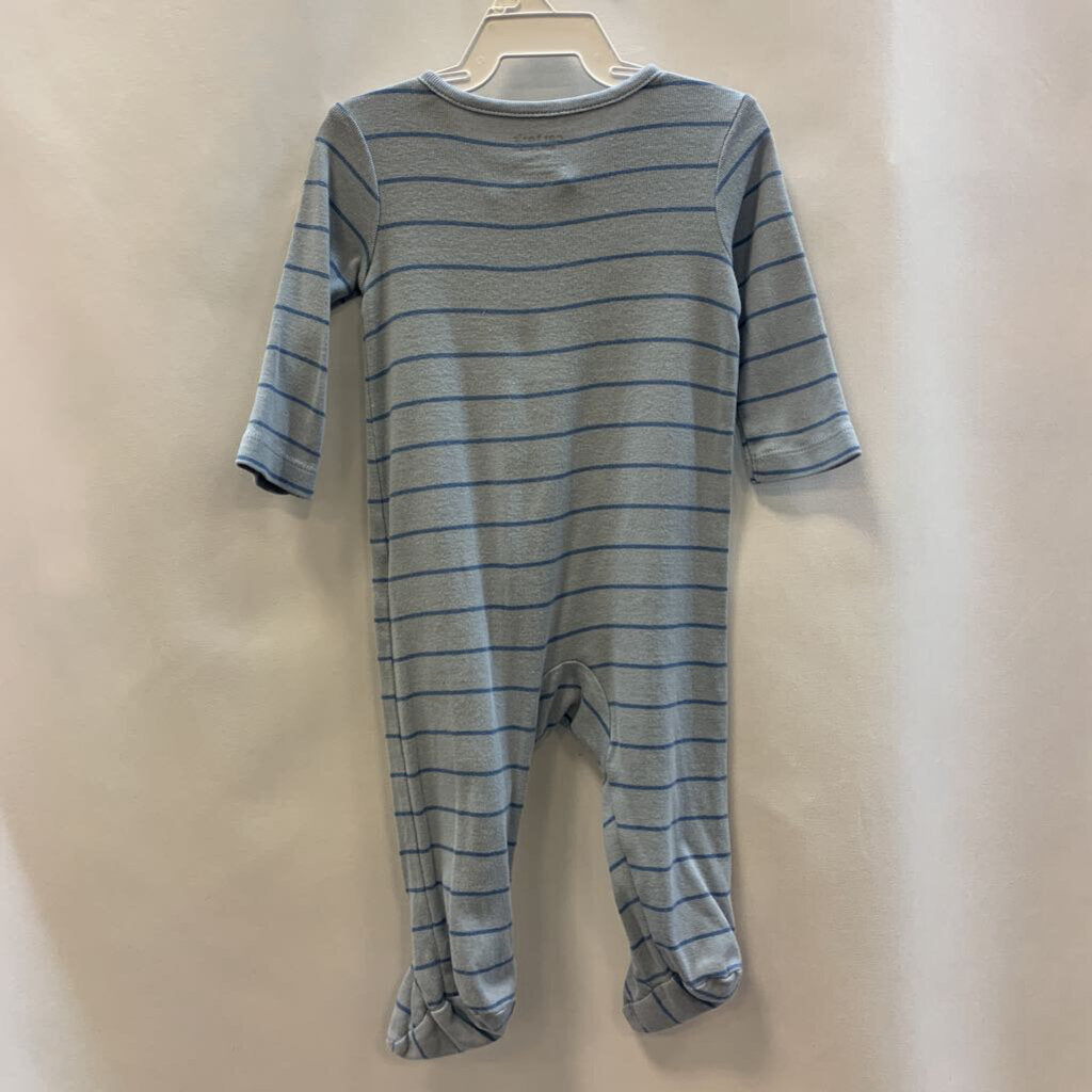 Sleeper: Zip Horizontal Striped