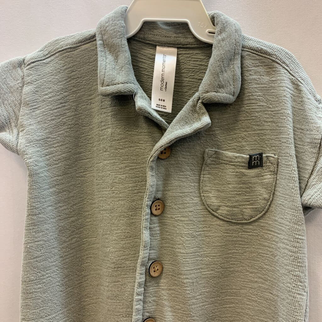 Jumper: Wood Button-Up Short Sleeve