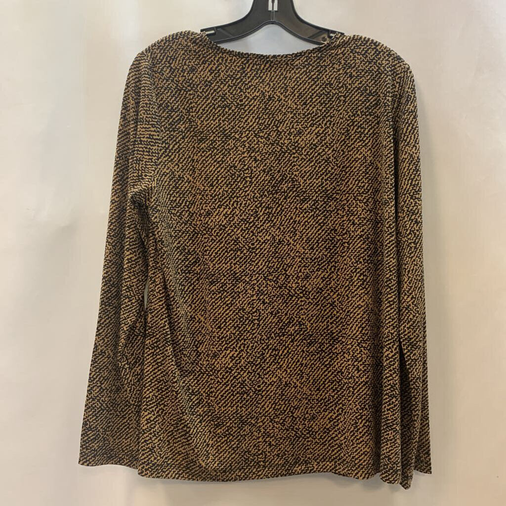 Shirt: Liquid Knit Long Sleeve Printed