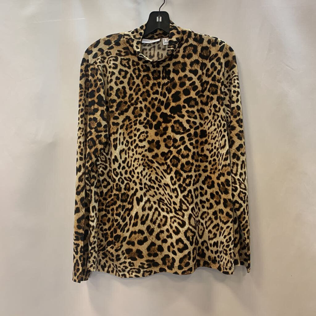 Shirt: Liquid Knit Long Sleeve Printed