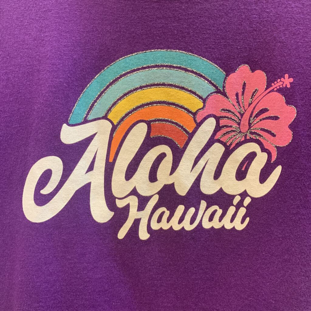Shirt: Short Sleeve Aloha Hawaii Sparkle