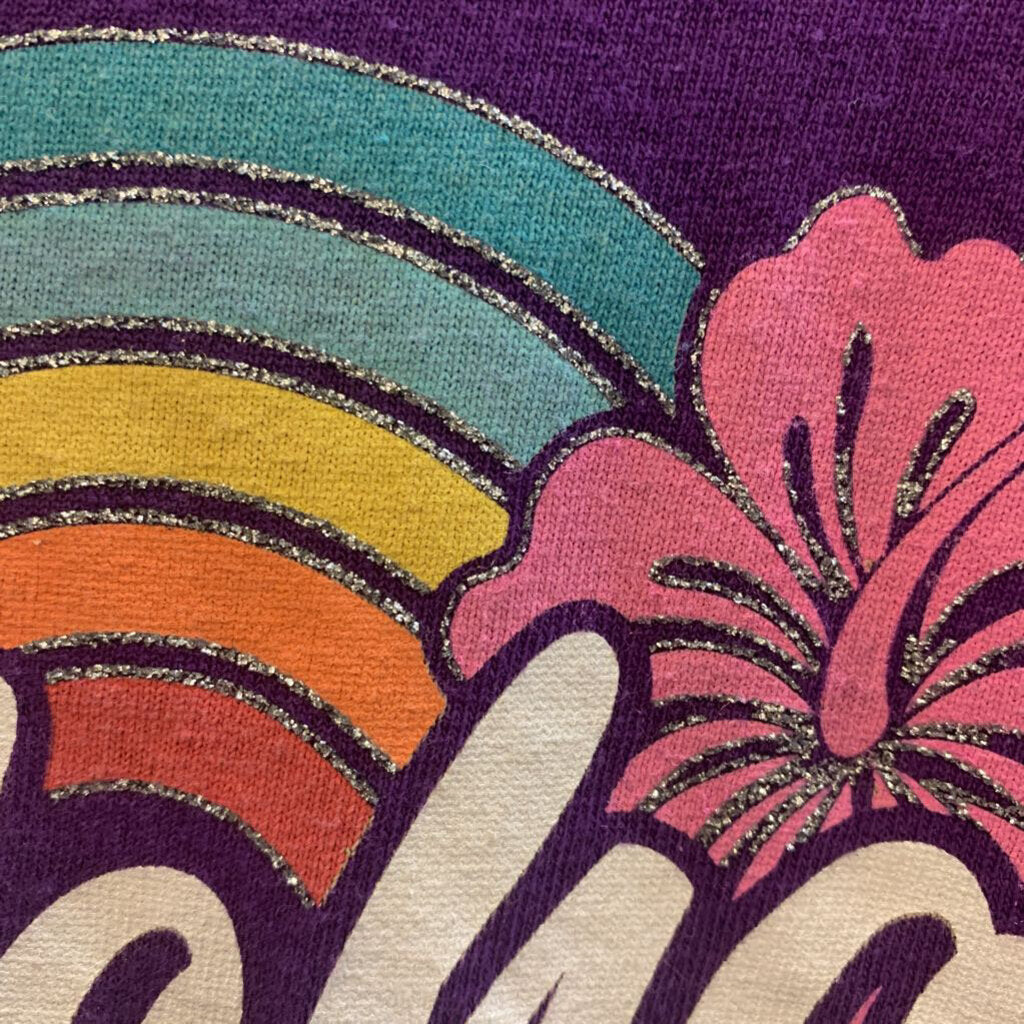 Shirt: Short Sleeve Aloha Hawaii Sparkle