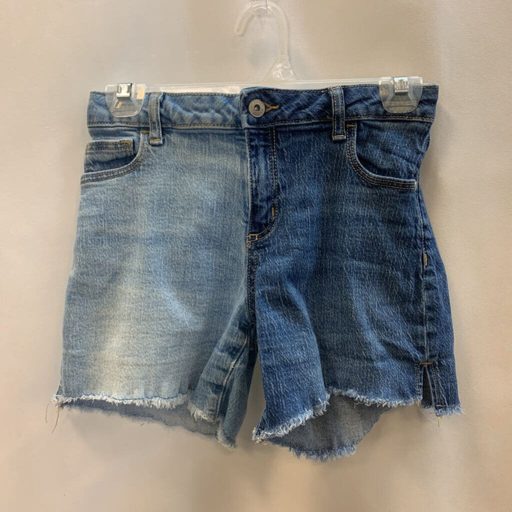 Shorts: Denim Two Tone Cutoffs