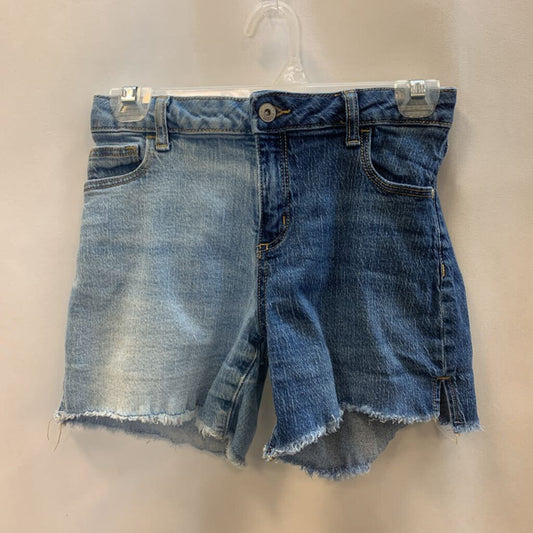 Shorts: Denim Two Tone Cutoffs