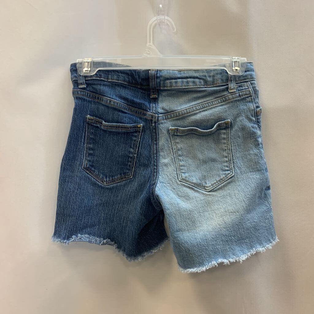 Shorts: Denim Two Tone Cutoffs