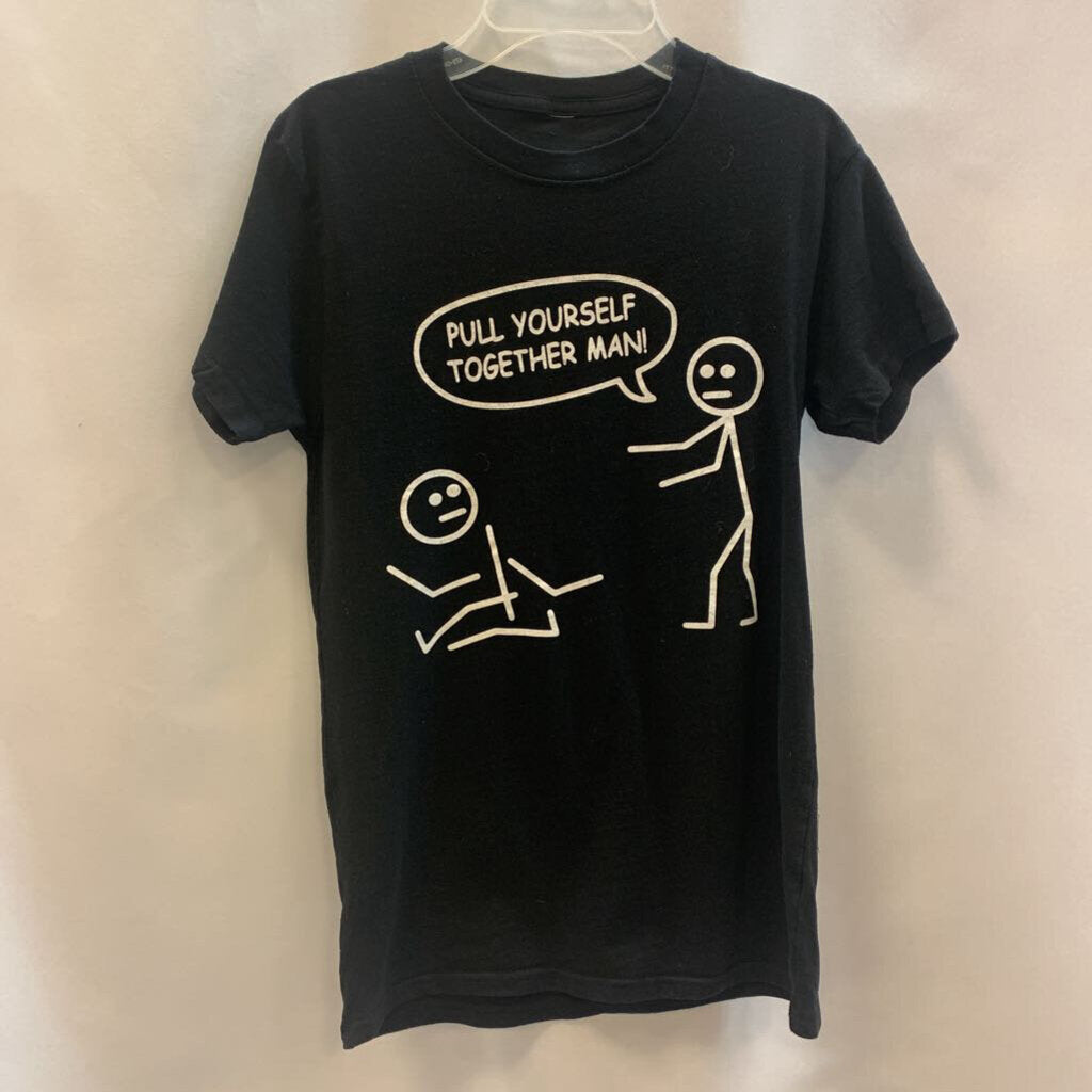 Shirt: Short Sleeve Stick Figure Comic