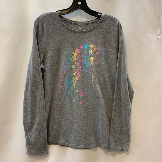 Shirt: Metallic Rainbow Horse Long Sleeve