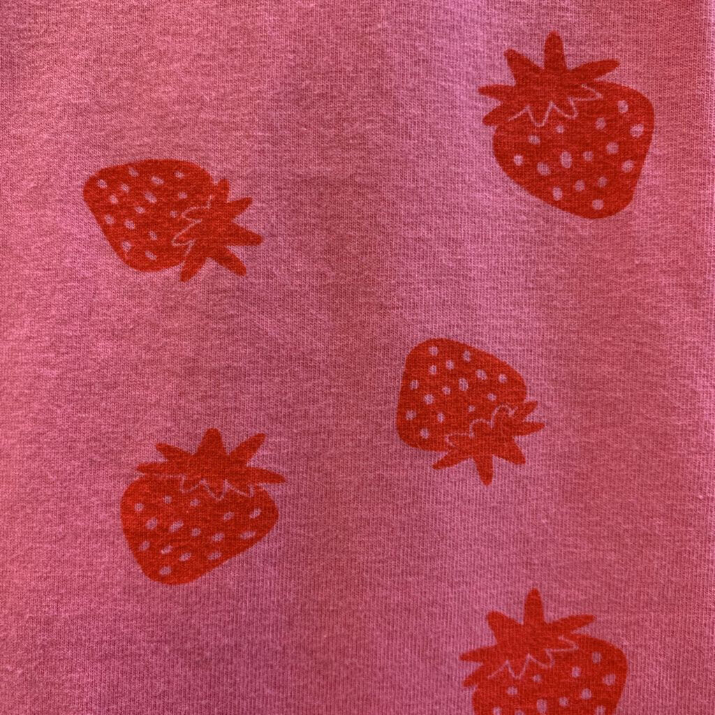 Pants: Strawberry Print Leggings