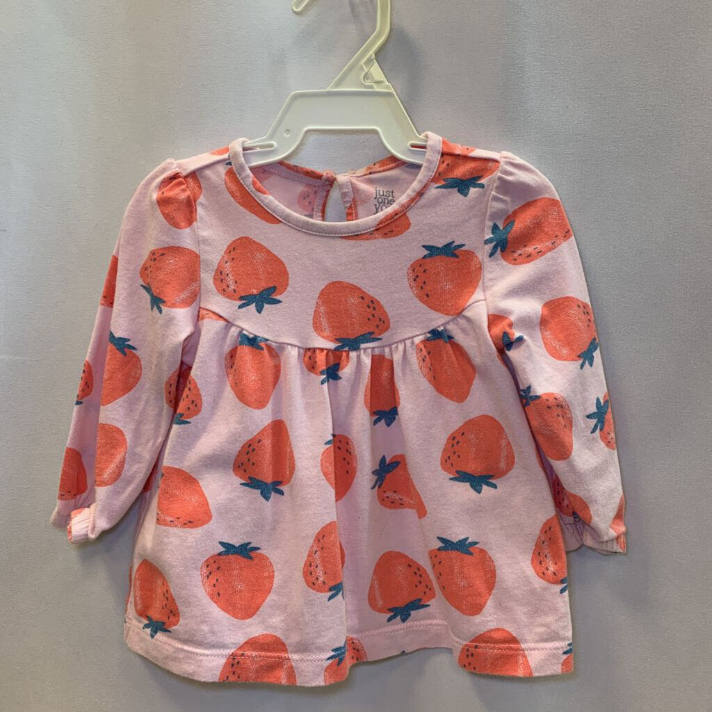 Shirt: Strawberry Long Sleeve