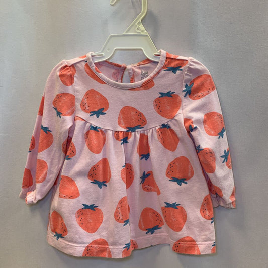 Shirt: Strawberry Long Sleeve