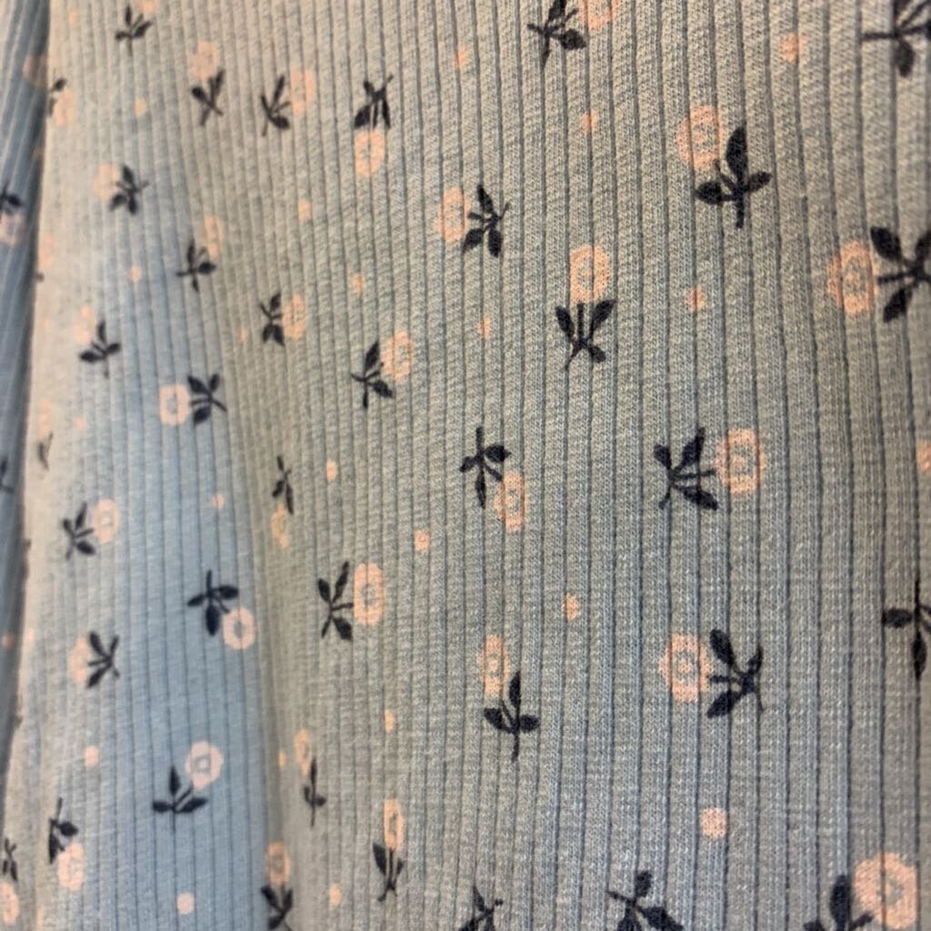 Shirt: Collared Flowers Long Sleeve
